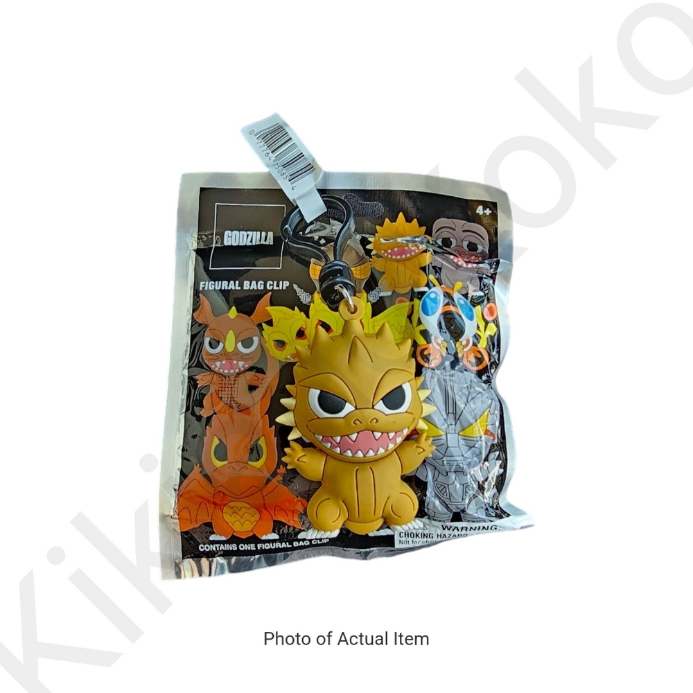 *LAST 1* NWT Godzilla Kaiju Mystery Bag Clip - Varan